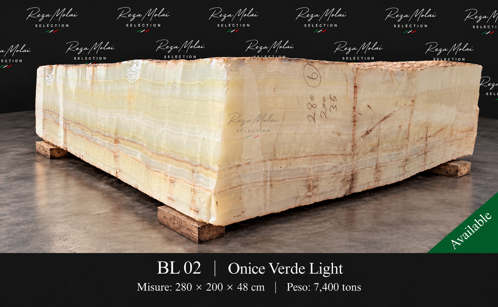 Onice Verde Light — BL 02 · 2